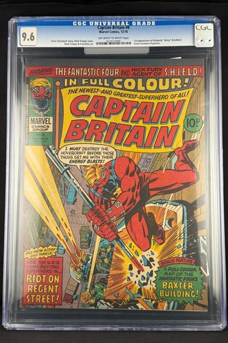 Captain britain cgc - captain, #8