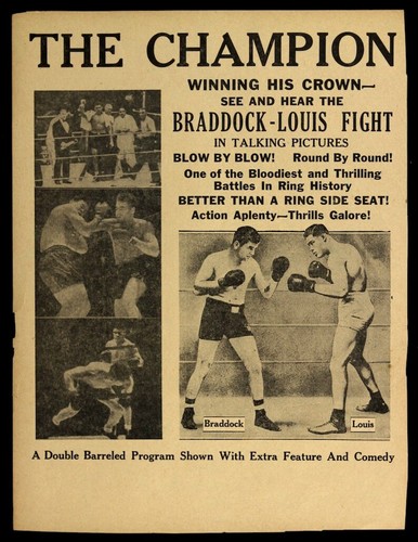 Vintage boxing james braddock - james,