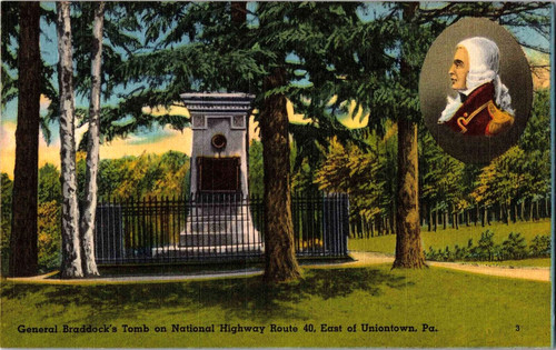 Postcard uniontown general - pa,